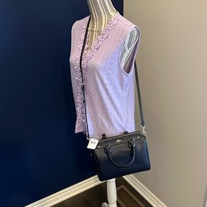 NWT Authentic COACH Mini Bennett Satchel - Midnight Blue